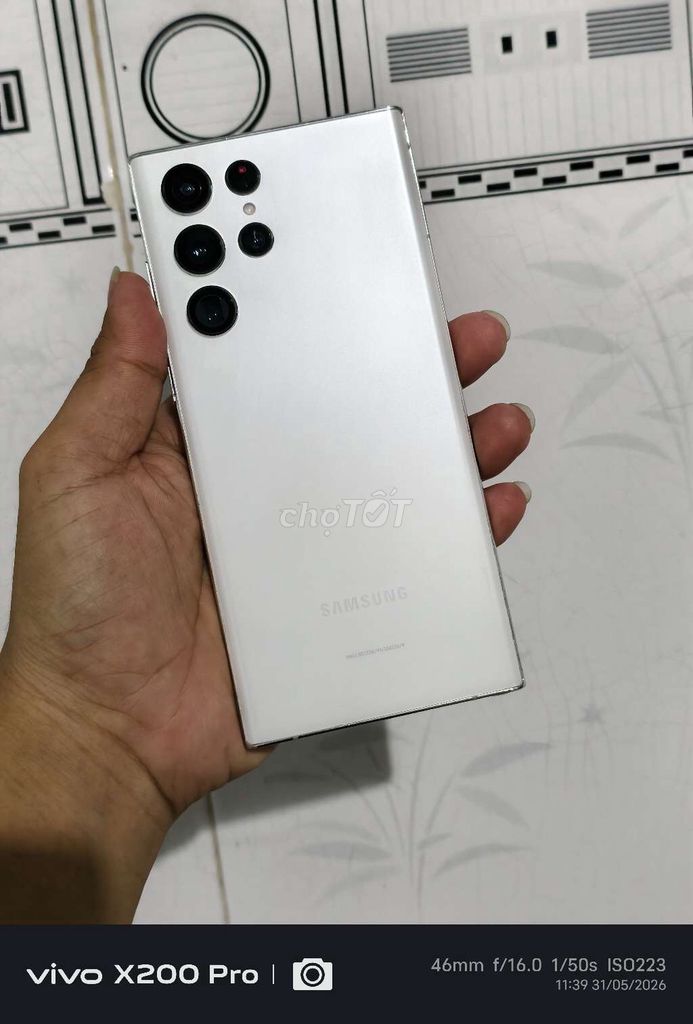 Samsung S22 Ultra 5G Trắng. Mua bán Điện thoại tại Thị xã Bến Cát Bình Dương được đăng bởi Nguyễn Thanh hình 1