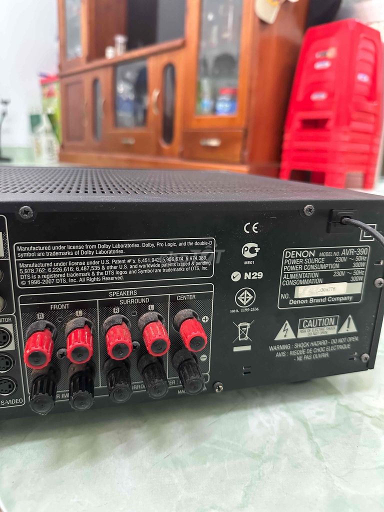 Bộ thu AV Denon AVR-390 Đen. Mua bán Tivi, Âm thanh tại Thành phố Vũng Tàu Bà Rịa - Vũng Tàu được đăng bởi Phụ Kiện Hoàng Lâm hình 1