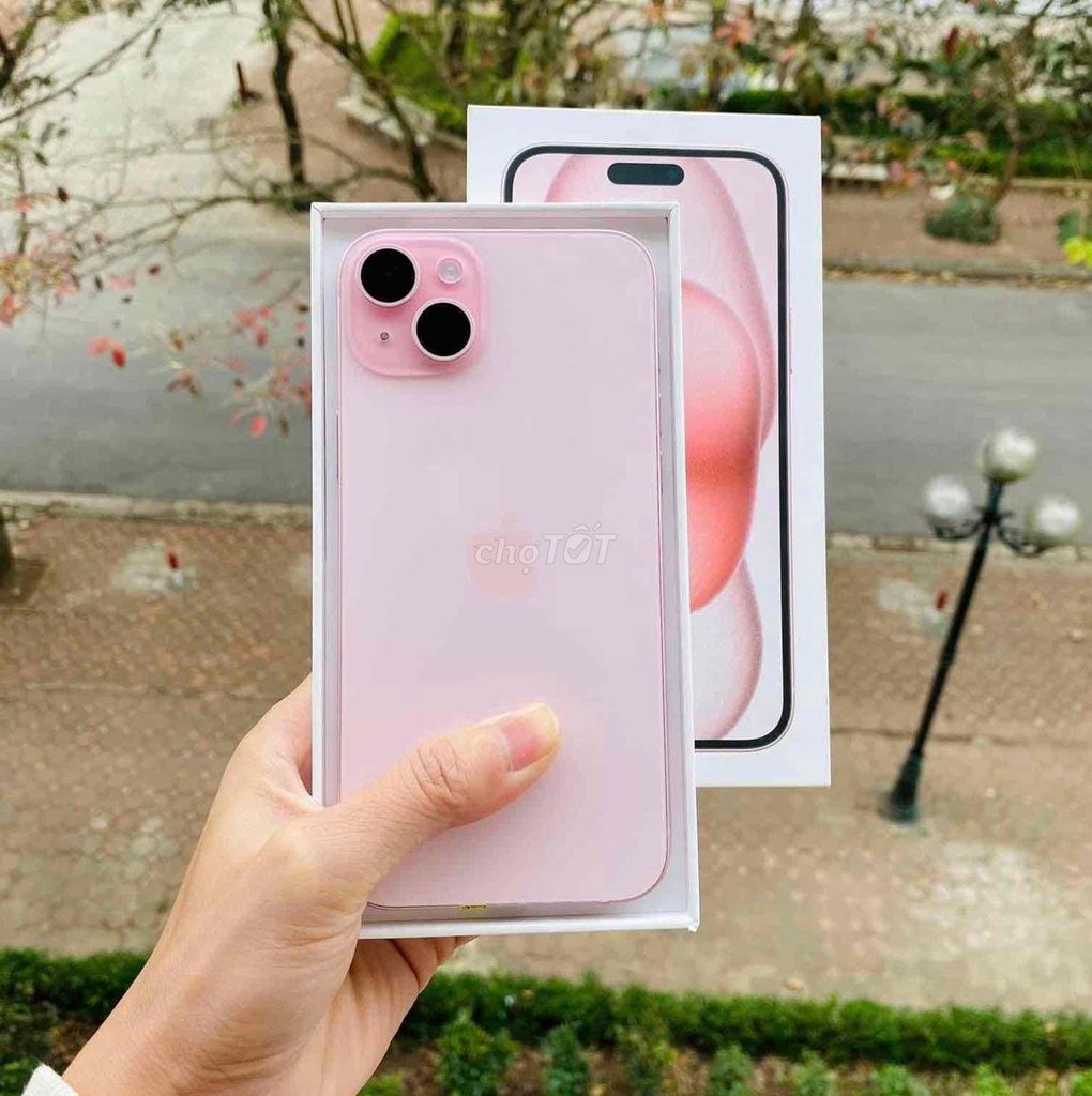 iPhone 15 Plus 128G FULLBOX pink APPLE 03/2025