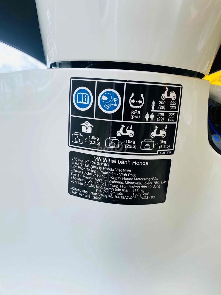 SH 160 CBS 2024 chuẩn 9k km độ kiểng siêu đẹp✅. Mua bán Xe máy tại Quận Ninh Kiều Cần Thơ được đăng bởi Hiếu Xe máy Tân Liên Hưng 2 hình 8