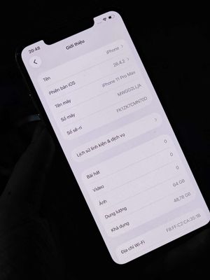 Apple iPhone 11 Pro Max 64GB Trắng 75%
