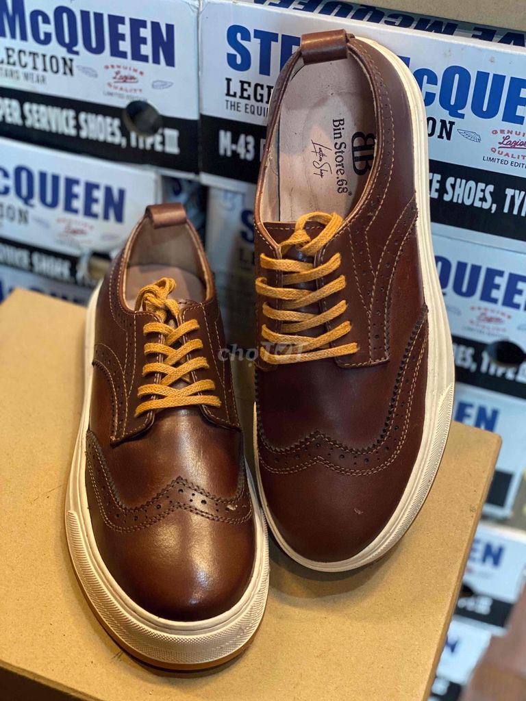 Giày tây nam da bò màu nâu size 38-44. Mua bán Giày dép tại Quận Hải Châu Đà Nẵng được đăng bởi Ngọc Hoà hình 1
