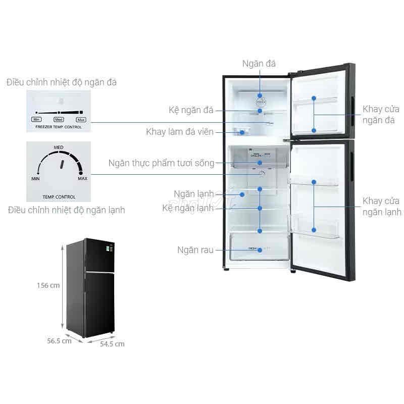Tủ lạnh Aqua AQR-T219FA(FB) Đen 236 lít. Mua bán Tủ lạnh tại Thành phố Thủ Đức Tp Hồ Chí Minh được đăng bởi Trinh Thi hình 1