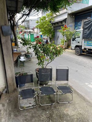 Ghế xếp inox loại dày- vải lưới mới 100%. Mua bán Bàn ghế tại Quận Tân Phú Tp Hồ Chí Minh được đăng bởi Duy Thuy