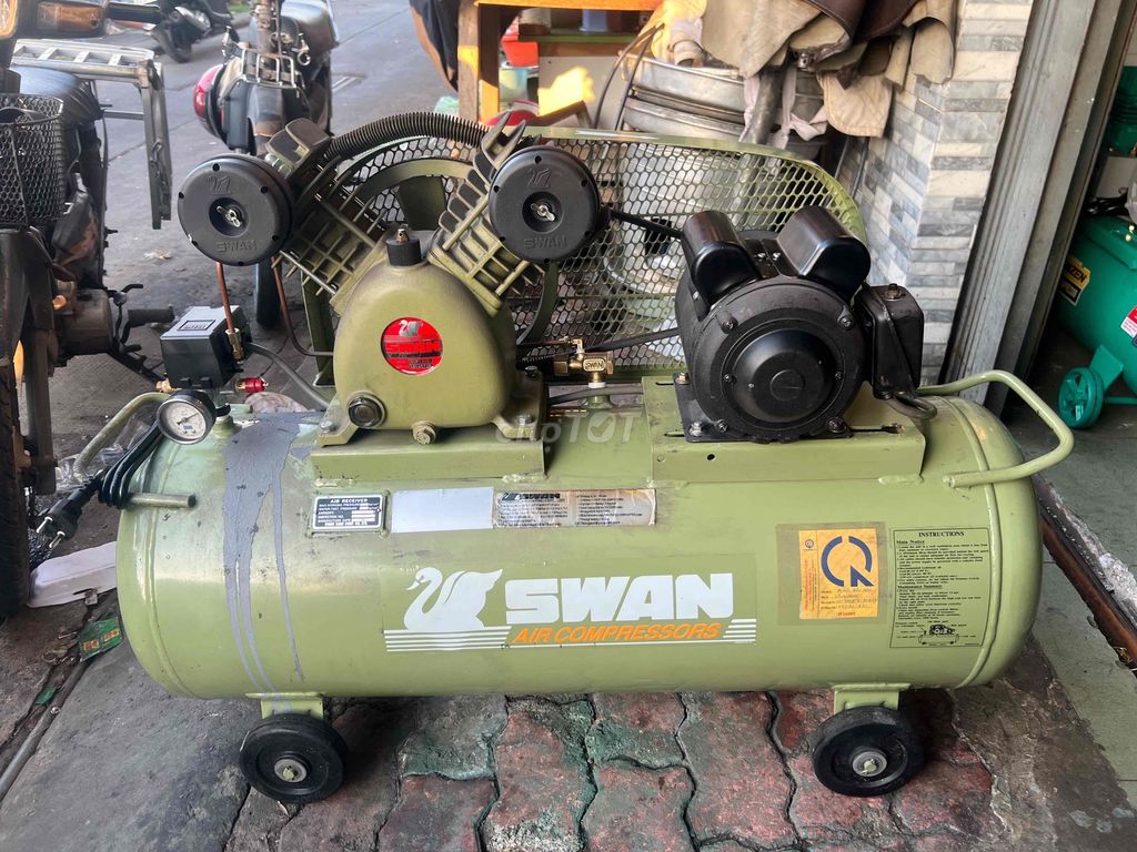 Máy nén khí Swan 2hp 85 lít. Mua bán Đồ chuyên dụng, Giống nuôi trồng tại Quận 8 Tp Hồ Chí Minh được đăng bởi Trần Hoàng Vũ hình 1