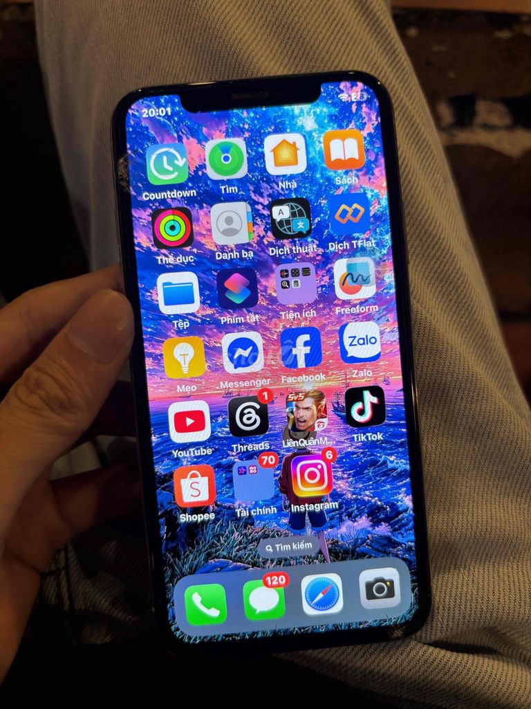 Apple iPhone X 64GB Nứt nhẹ Pin zin. Mua bán Điện thoại tại Quận 7 Tp Hồ Chí Minh được đăng bởi Lê Vinh Trương hình 1
