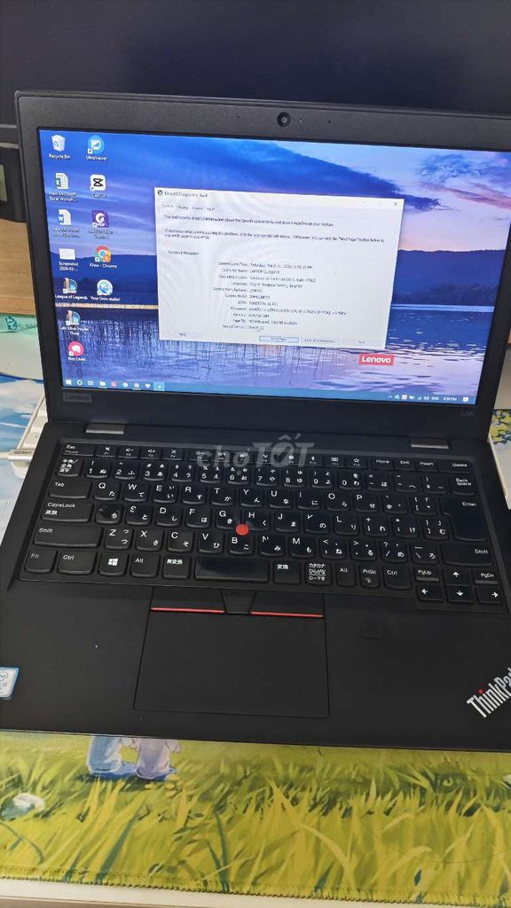 Lenovo Thinkpad L380 i5-8350U 8GB/256GB. Mua bán Laptop tại Quận 8 Tp Hồ Chí Minh được đăng bởi shenlong hình 1