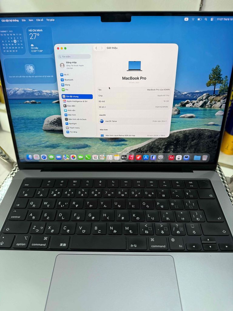 Apple MacBook Pro M1 Pro 14 inch 16GB/512GB Gray. Mua bán Laptop tại Quận Cầu Giấy Hà Nội được đăng bởi Luyệnnn hình 1