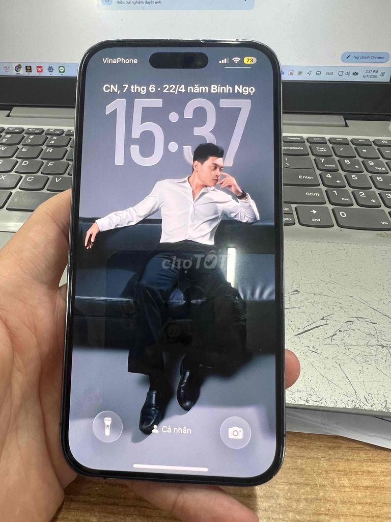Apple iPhone 14 Pro 128GB Tím Đã sử dụng. Mua bán Điện thoại tại Thành phố Buôn Ma Thuột Đắk Lắk được đăng bởi bạn nam giấu tên hình 1