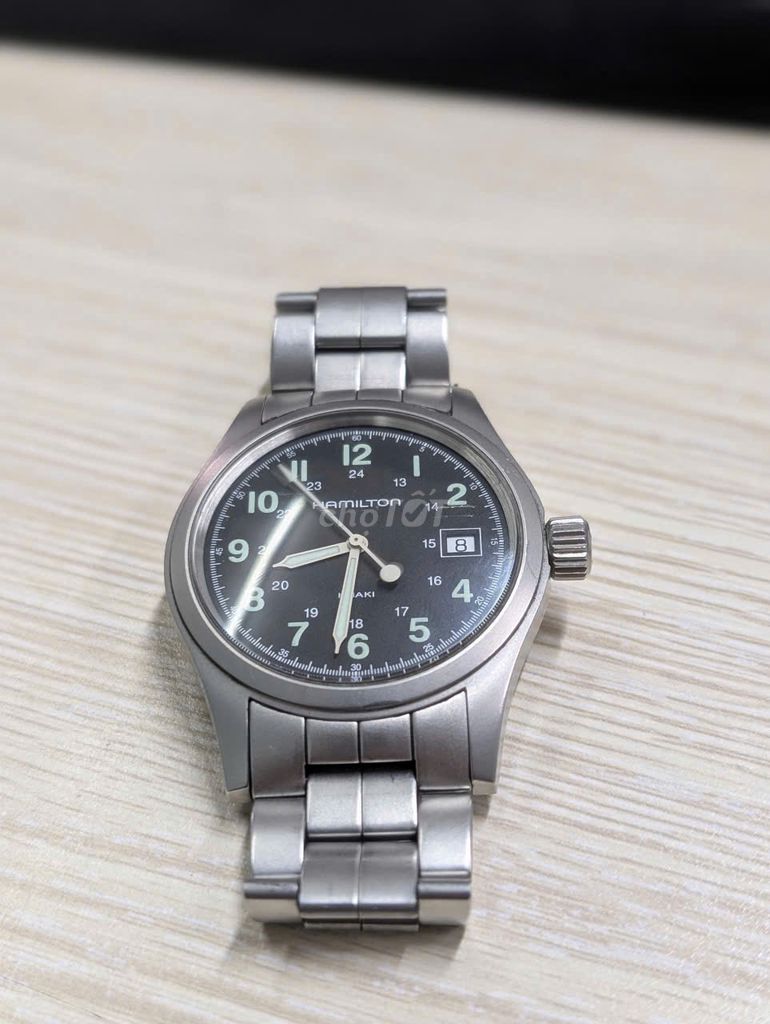 Đồng hồ Hamilton Khaki Nam Thép Bạc 38mm. Mua bán Đồng hồ tại Thành phố Thủ Đức Tp Hồ Chí Minh được đăng bởi Tài Nguyễn hình 1