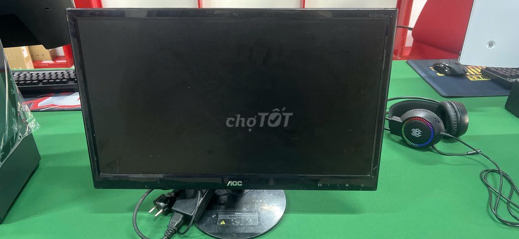 Màn hình AOC E2251S 21.5 inch Full HD. Mua bán Phụ kiện (Màn hình, Chuột...) tại Thành phố Buôn Ma Thuột Đắk Lắk được đăng bởi Tin học Quang Anh  hình 1