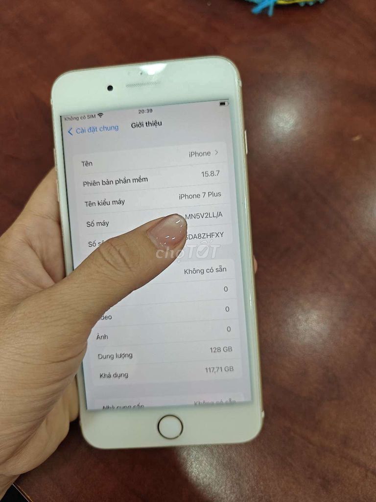 Apple iPhone 7 Plus 128GB Vàng Đã sử dụng. Mua bán Điện thoại tại Quận 10 Tp Hồ Chí Minh được đăng bởi mua bán điện thoại  hình 1