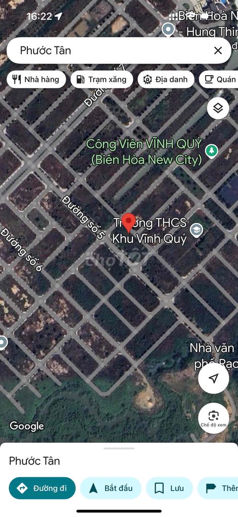 Nền đất 100m2 Khu đô thị Biên Hòa New City đối diện công viên giá tốt