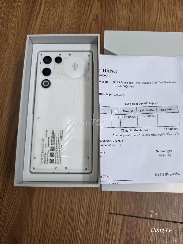 Redmagic 11 Air 16GB/512GB Bạc. Mua bán Điện thoại tại Quận Thanh Xuân Hà Nội được đăng bởi Lê Ngọc Hùng hình 1