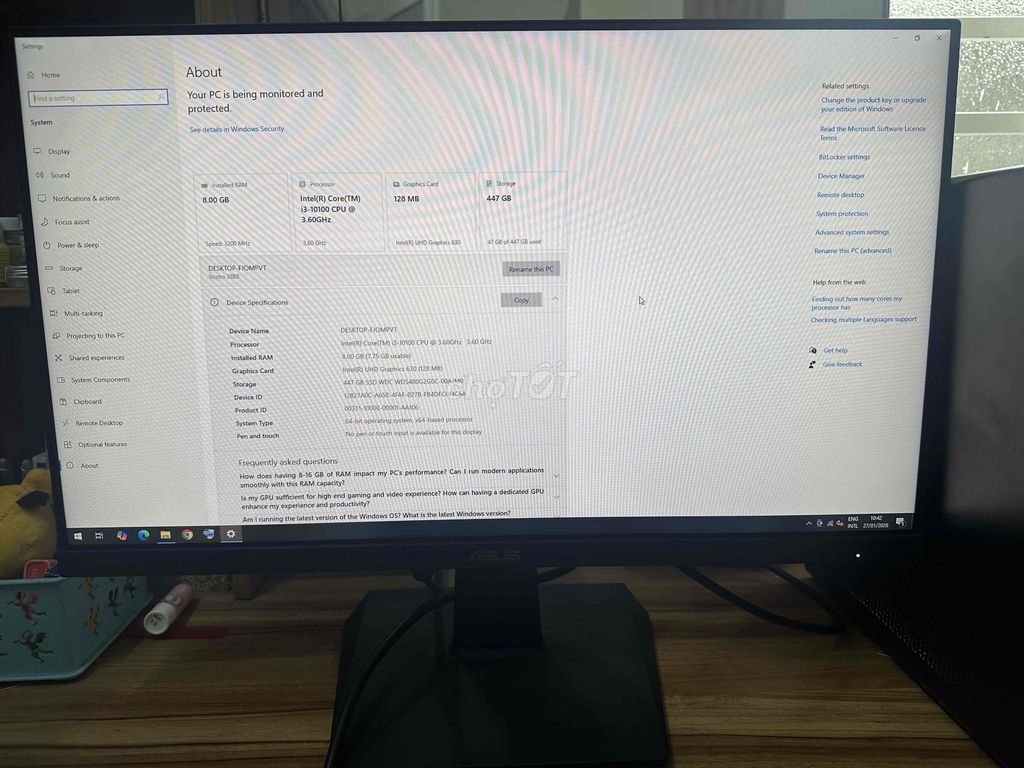 Cần bán dàn PC dell kèm màn. Mua bán Máy tính để bàn tại Quận Liên Chiểu Đà Nẵng được đăng bởi Hai Van hình 1