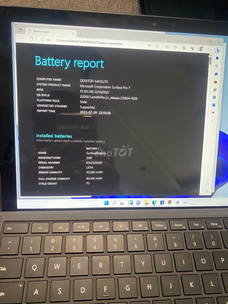 Surface Pro 7 i5-i7 /16gb, 256Gb máy đẹp pin trâu. Mua bán Laptop tại Quận Gò Vấp Tp Hồ Chí Minh được đăng bởi Linh Surface Bảo Bảo hình 2