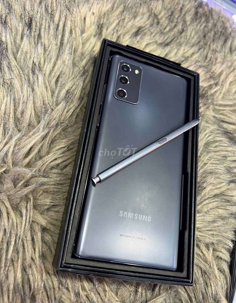 Samsung Galaxy note 20 black ram 8gb/256g ssvn