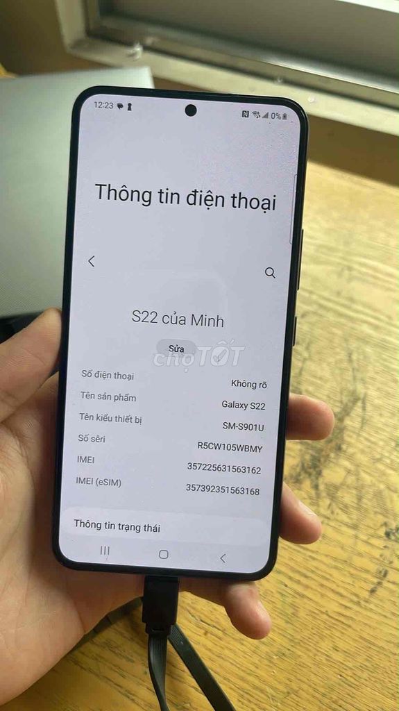 Samsung Galaxy S22 128GB Đen. Mua bán Điện thoại tại Quận Ba Đình Hà Nội được đăng bởi Xuân Hiếu hình 1
