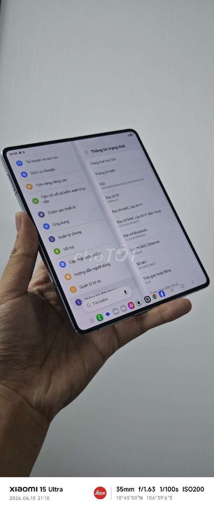 Samsung Z Fold 5 12/256 VN BH 06/2027 2 màn ok. Mua bán Điện thoại tại Quận 8 Tp Hồ Chí Minh được đăng bởi Đam Mê Công Nghệ hình 1