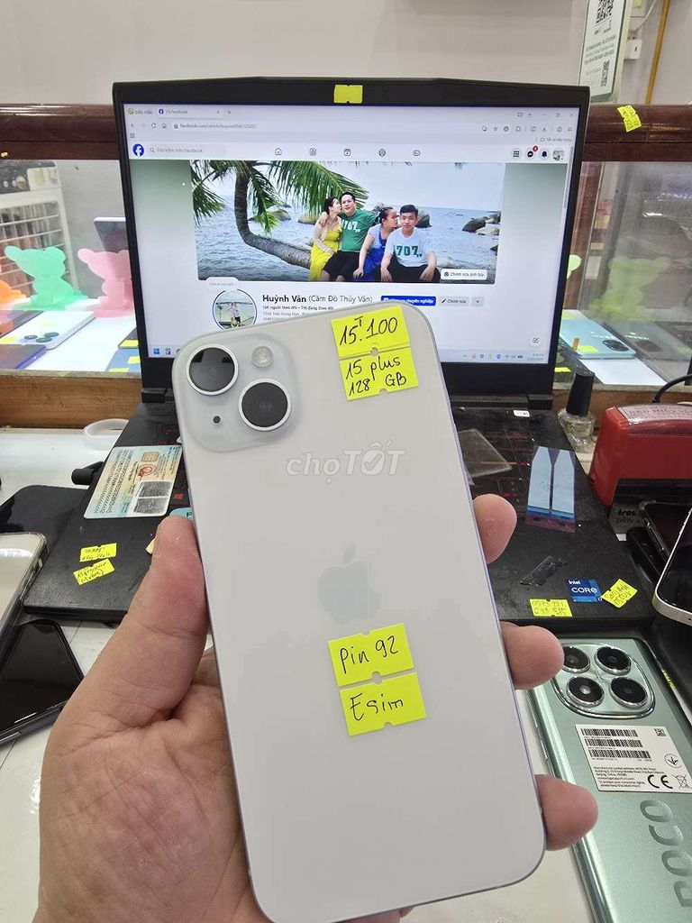 Iphone 15 Plus 128GB - Zin Đẹp Không Spa. Mua bán Điện thoại tại Thành phố Long Xuyên An Giang được đăng bởi Facebook Cầm Đồ Thúy Vân hình 1
