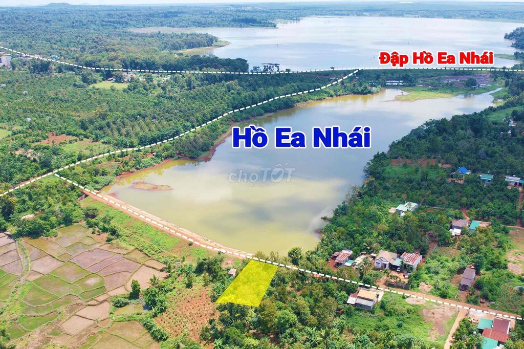 Siêu phẩm 22m view nhìn hồ Ea Nhái x 45m view nhìn ruộng 1,5 tỷ