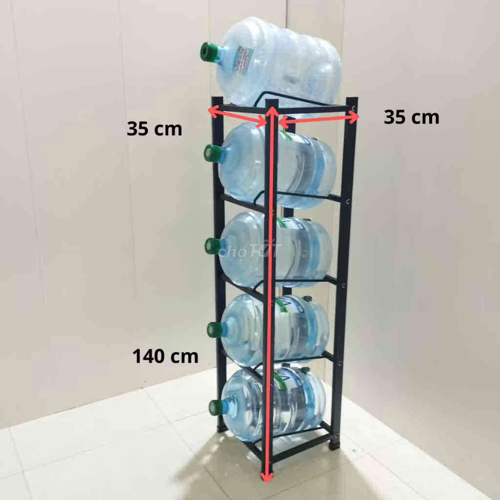 Kệ đựng 5 bình nước 20L Kim loại Đen. Mua bán Tủ, kệ gia đình tại Quận 4 Tp Hồ Chí Minh được đăng bởi lê nguyên hình 1