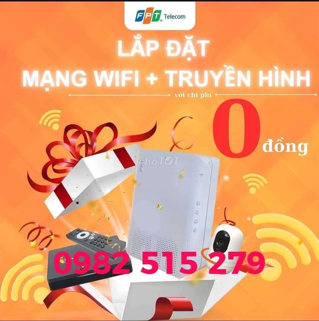 Lắp đặt internet FPT tốc độ cao