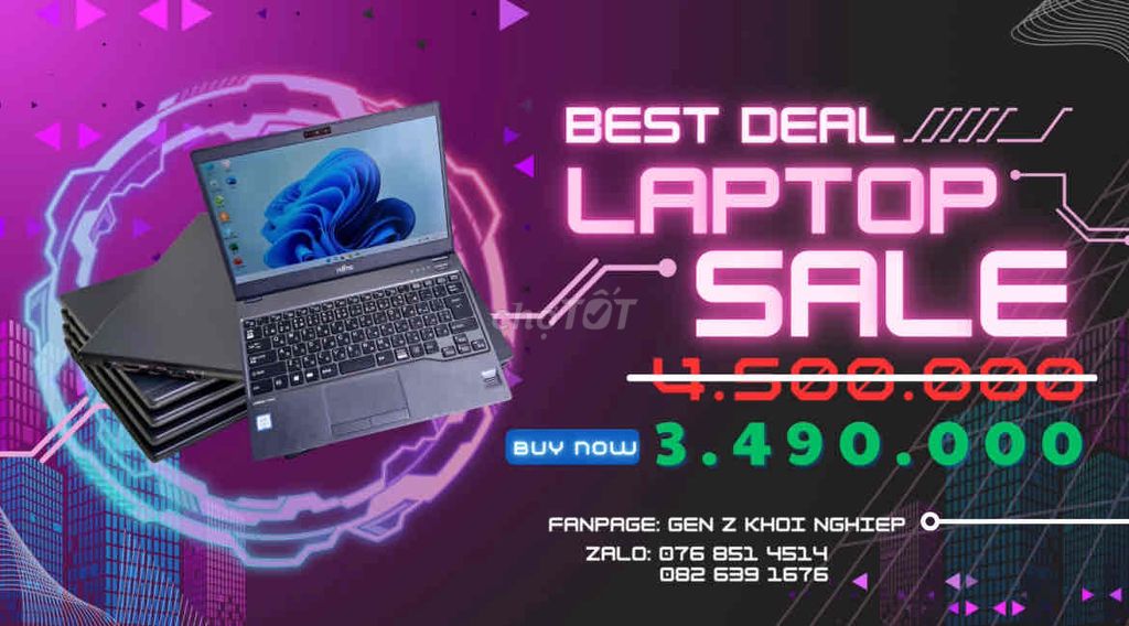 Laptop Fujitsu Nhật Bản