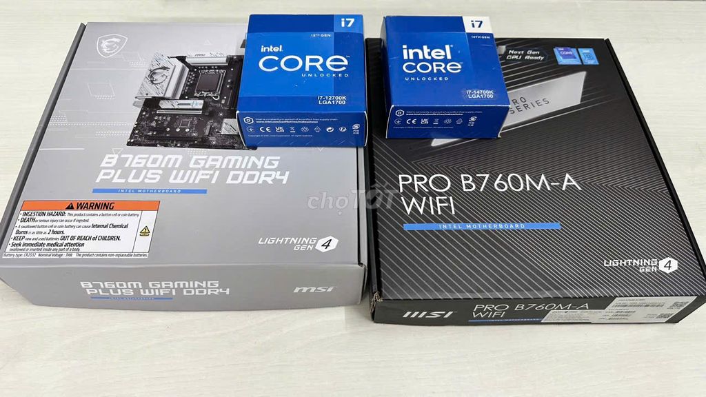 Combo vip đồ họa B760 I7 12700K bảo hành 36th