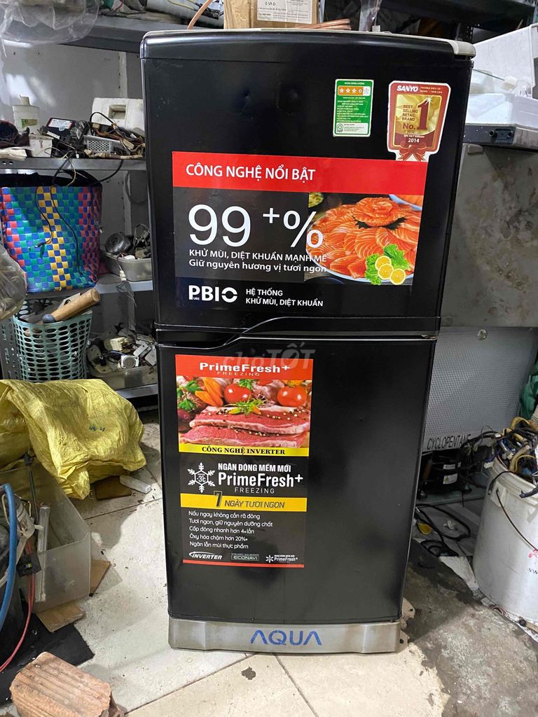 Tủ lạnh Aqua AQR-125AN 110 lít. Mua bán Tủ lạnh tại Quận Bình Thạnh Tp Hồ Chí Minh được đăng bởi MuaBanDienLanh hình 1