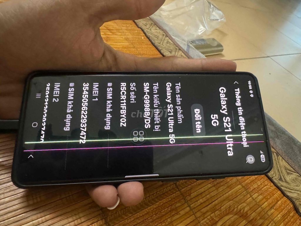 samsung s21u 8/128 sọc màn còn lại full. Mua bán Điện thoại tại Quận Bắc Từ Liêm Hà Nội được đăng bởi Mạnh hình 1