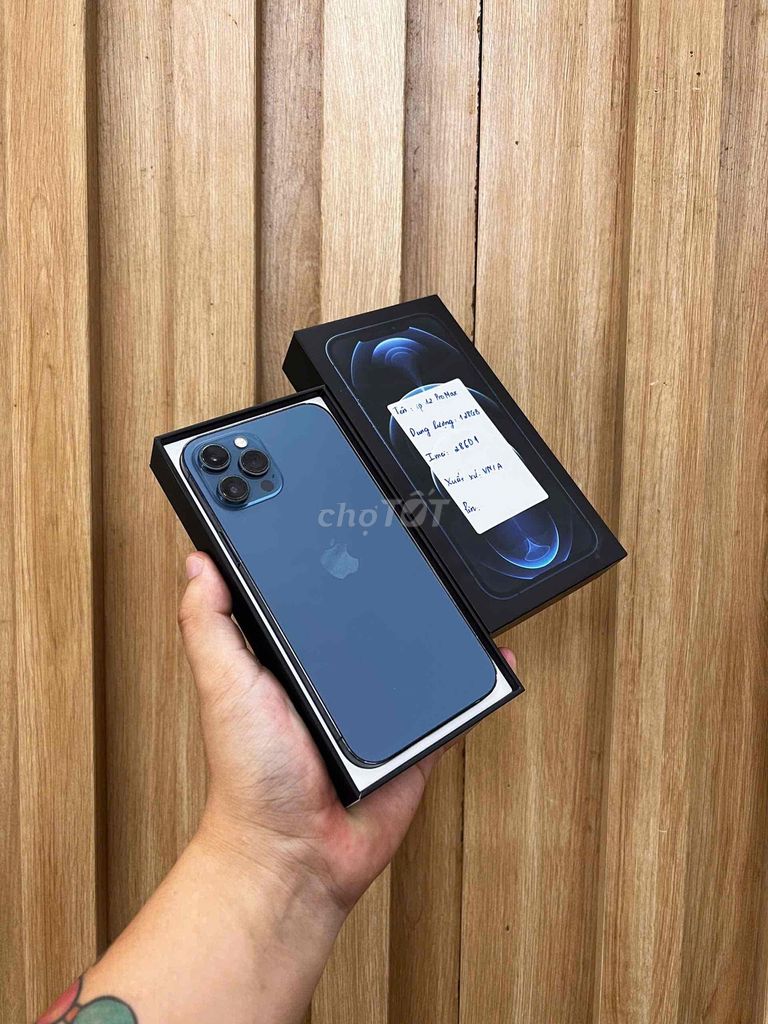 Apple iPhone 12 Pro Max 128GB Xanh. Mua bán Điện thoại tại Quận Đống Đa Hà Nội được đăng bởi HaNoiMobile HT  hình 1