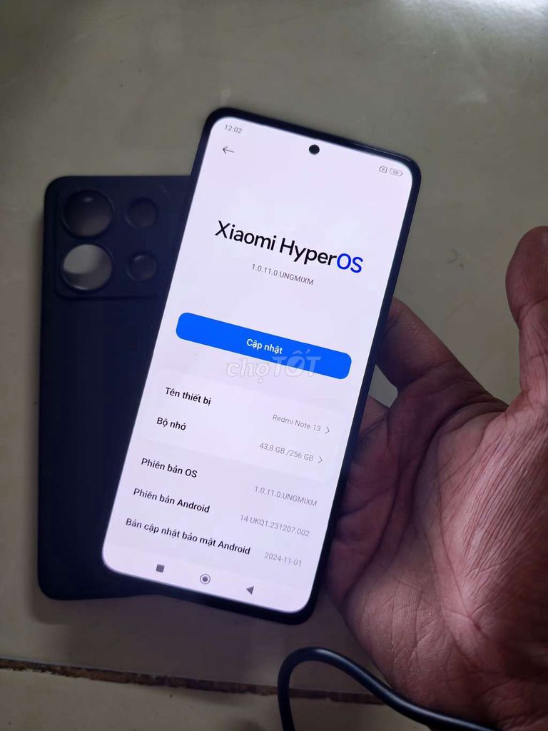 Xiaomi Redmi Note 13 8GB/256GB Đen. Mua bán Điện thoại tại Huyện Hóc Môn Tp Hồ Chí Minh được đăng bởi Tuấn Đồ Dõm hình 1