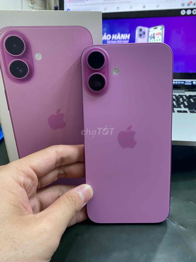 Apple iPhone 16 Plus 128GB Hồng Đã qua sử dụng. Mua bán Điện thoại tại Quận 3 Tp Hồ Chí Minh được đăng bởi Tuấn Nguyễn hình 1