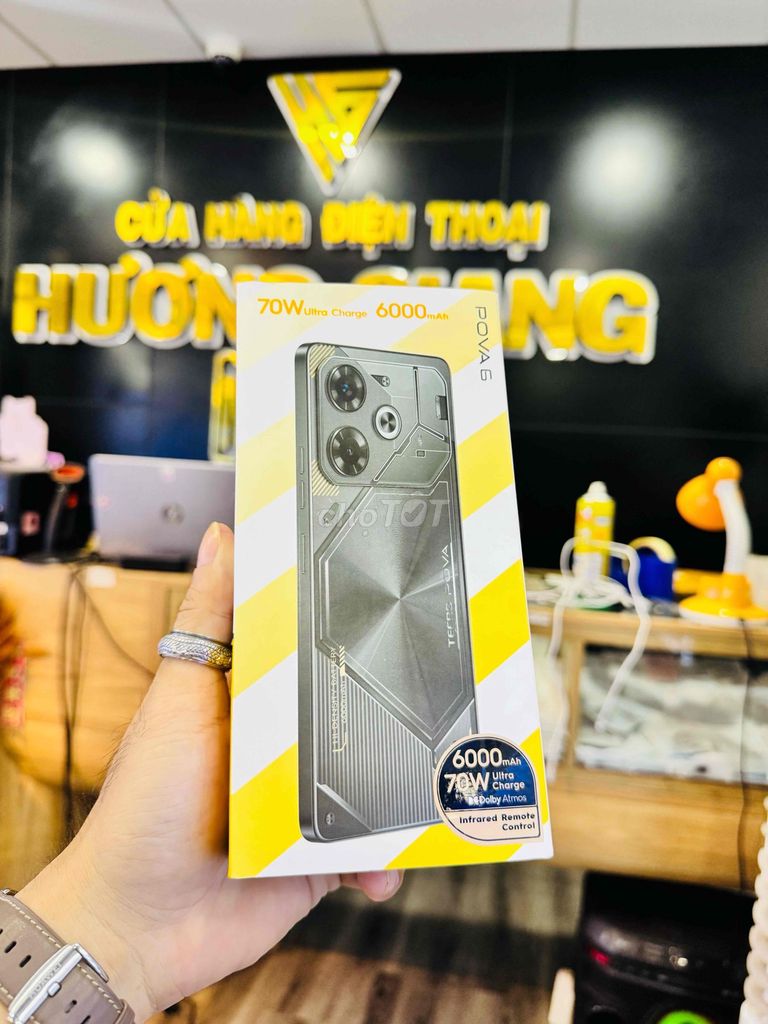 Tecno Pova 6 8/ 256GB  Like New. Mua bán Điện thoại tại Thành phố Bến Tre Bến Tre được đăng bởi HươngGiangmobile hình 1
