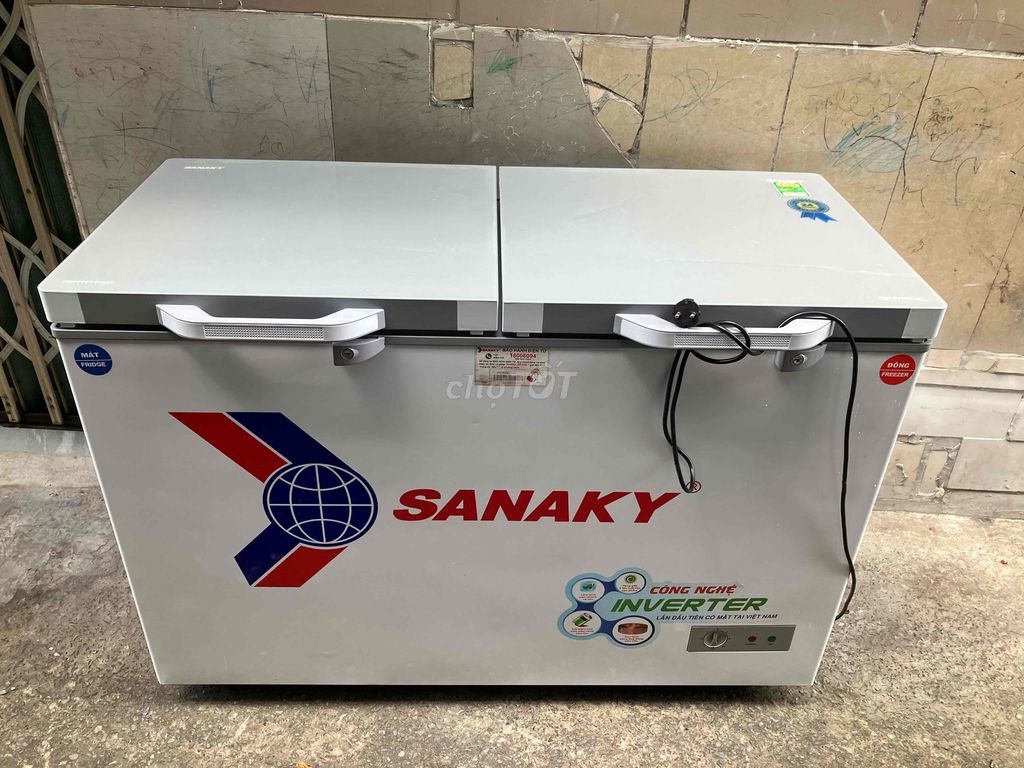 tủ đông mát sanaky 360L mới xài 6 tháng