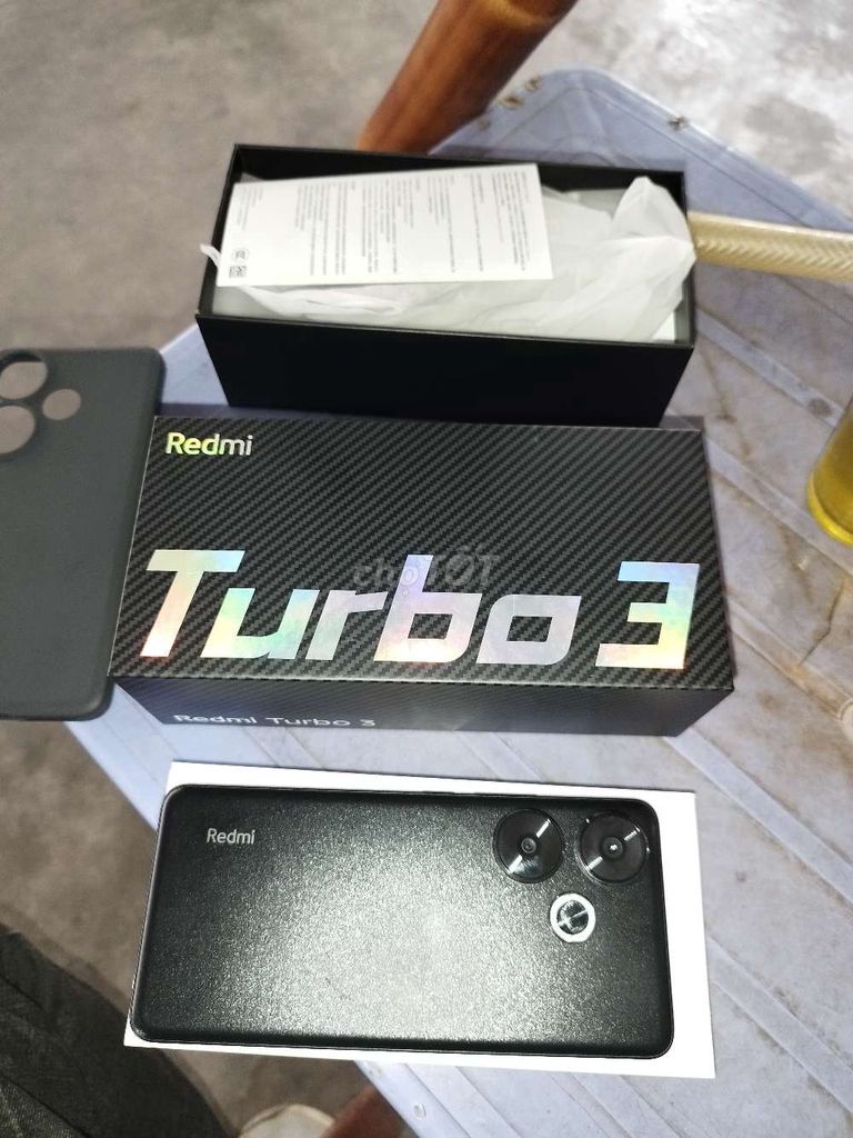 Redmi Turbo 3 12/256 fullbox cận 99 giá tốt