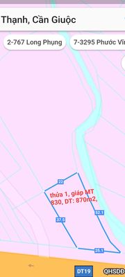 Bán 4,349m2 đất MT đường 830, xã Đông Thạnh, Cần giuộc, LA. Mua bán đất tại Huyện Cần Giuộc Long An được đăng bởi Võ Phú Niêm