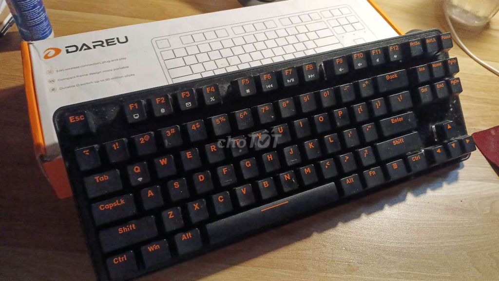 Bàn phím cơ Dareu EK807G Đen cam Không dây. Mua bán Phụ kiện (Màn hình, Chuột...) tại Quận Cầu Giấy Hà Nội được đăng bởi Đức anh Vũ hình 1