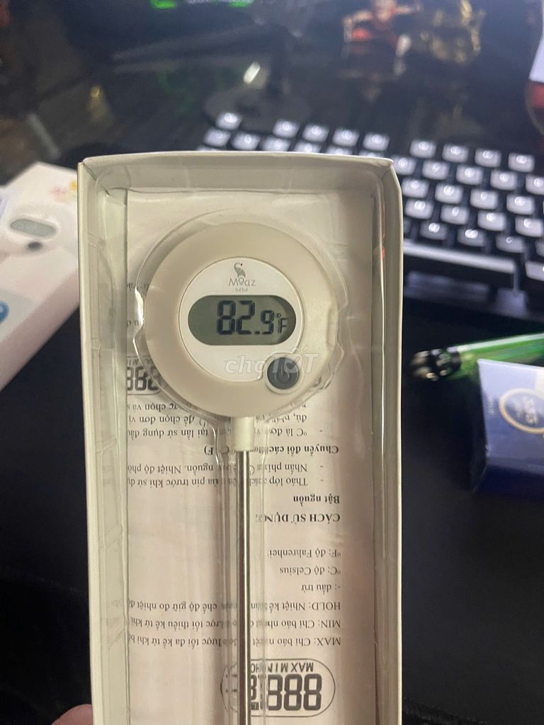 Nhiệt kế điện tử Moaz BéBé MB-020 Trắng. Mua bán Mẹ và bé tại Thành phố Long Xuyên An Giang được đăng bởi austintran hình 1