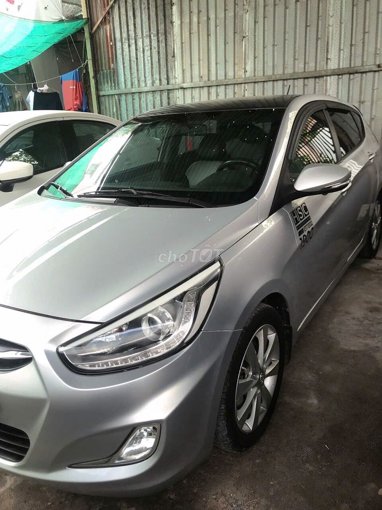 Bán Hyundai Accent 2015 Blue xe nhập AT nguyên zin