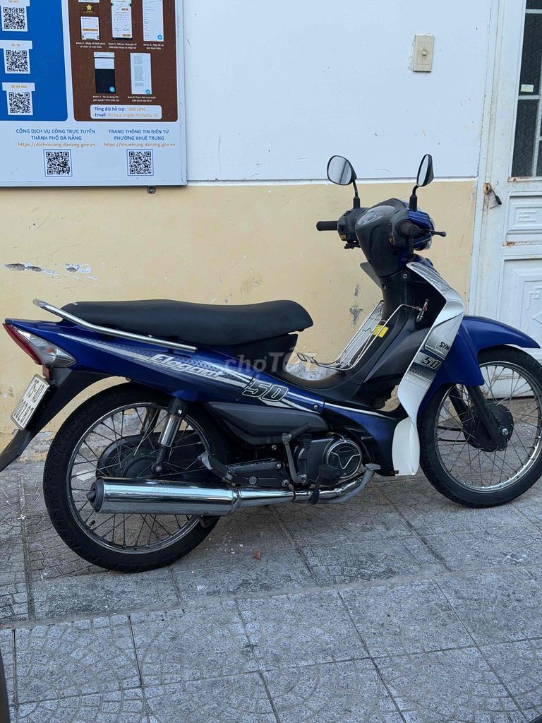 Sym Elegant 50cc 2017 Сине-белый