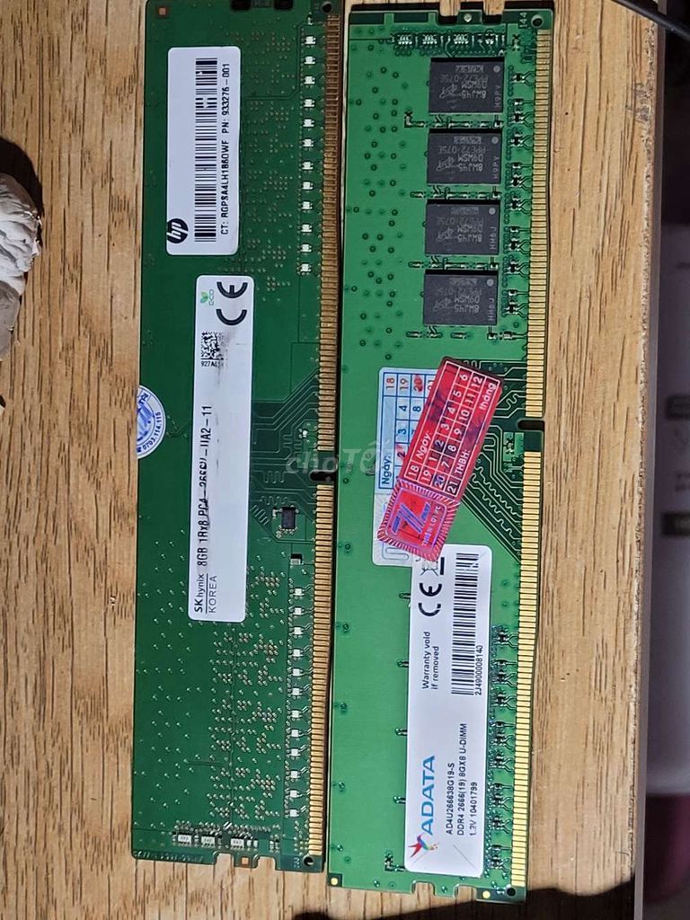 RAM DDR4 8GB 2666 MHz. Mua bán Linh kiện (RAM, Card...) tại Quận 10 Tp Hồ Chí Minh được đăng bởi Zing Zing hình 1