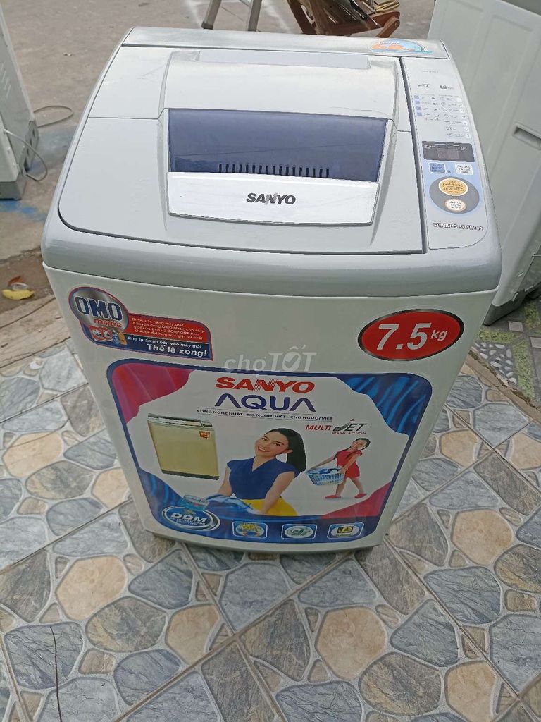 máy giặt sanyo 7,5kg