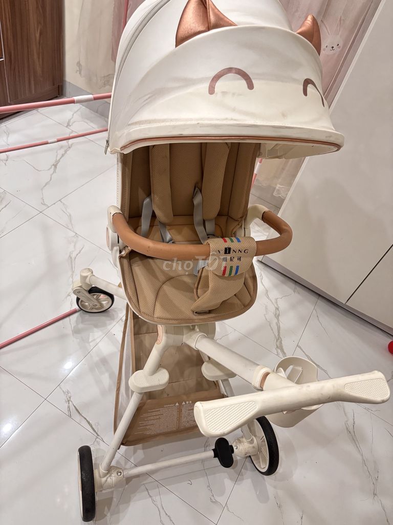 Xe đẩy VNNNG Nâu Trắng Đa năng. Mua bán Mẹ và bé tại Huyện An Dương Hải Phòng được đăng bởi Hoàng Oanh hình 1