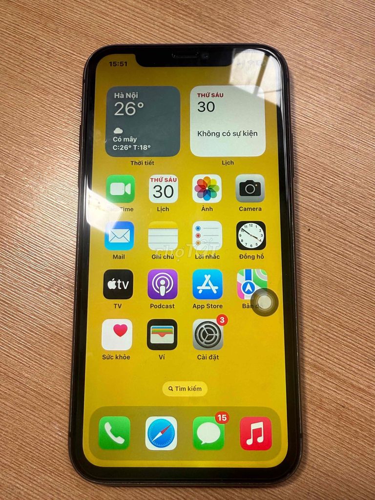 Apple iPhone 11 64GB Đen VN/A. Mua bán Điện thoại tại Thành phố Thái Bình Thái Bình được đăng bởi Vu Xuân Bắc hình 1