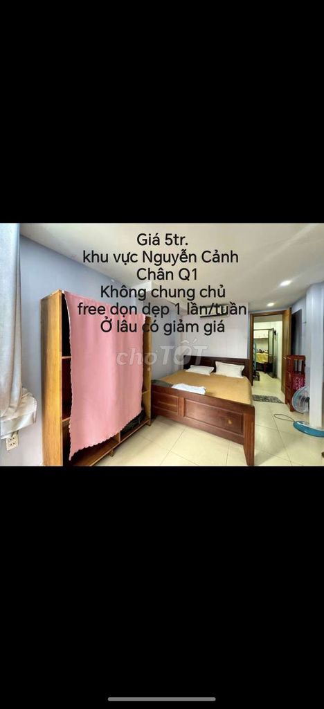 Cho thuê phòng q1 giá rẻ