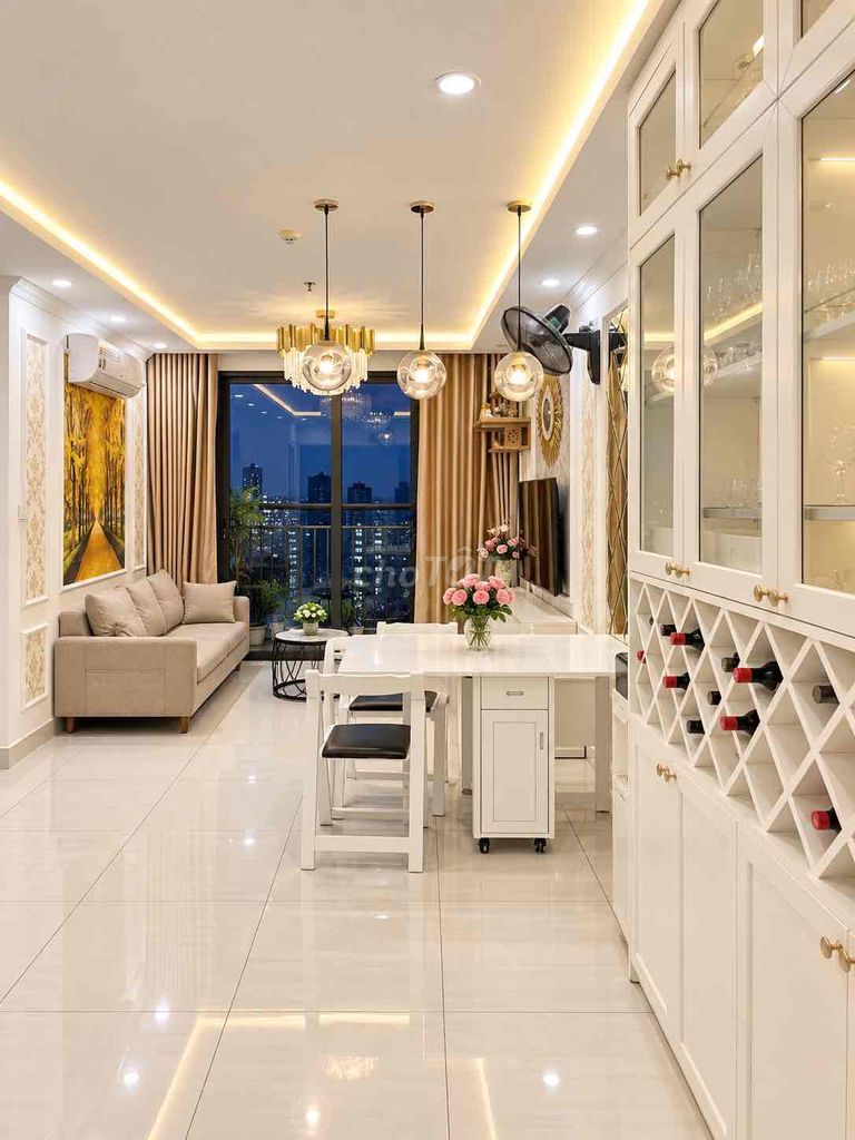 2-комнатная квартира S2, 55 кв.м, с мебелью, Vinhomes Smart City