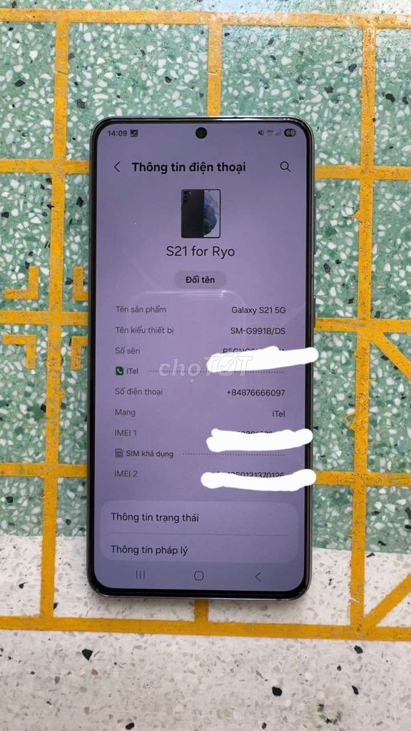 Samsung S21 5G 128GB 8GB 2 SIM. Mua bán Điện thoại tại Thành phố Thủ Đức Tp Hồ Chí Minh được đăng bởi Ryo Nguyễn hình 1