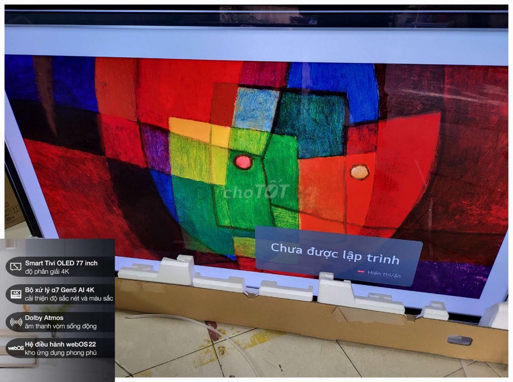 Tivi OLED LG 77A2 siêu to 77in 4k Mới 💯%,BH 2 Năm
